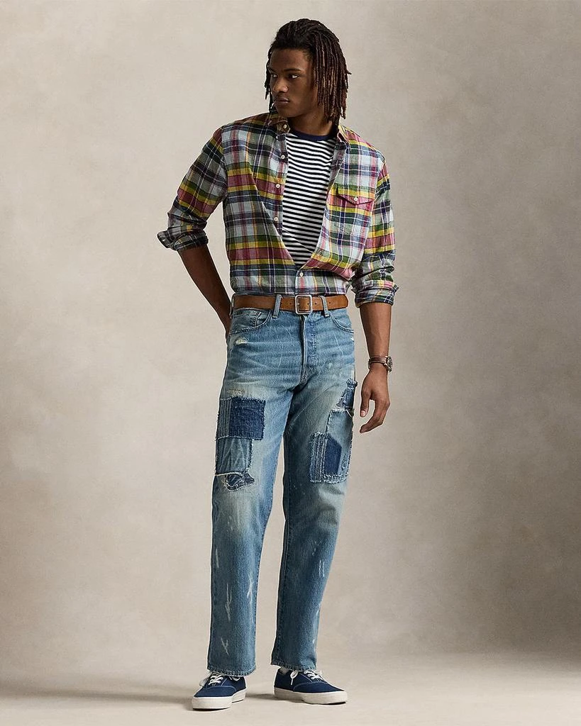 Ralph Lauren Classic Fit Indigo Madras Shirt 2