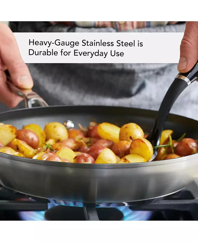 KitchenAid 3-Ply Base Stainless Steel 12" Nonstick Induction Frying Pan 4