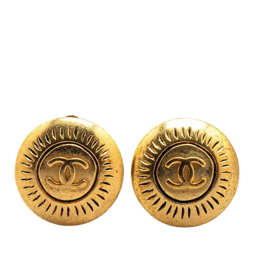 Chanel Plating Clip Earrings (Pre-Owned)