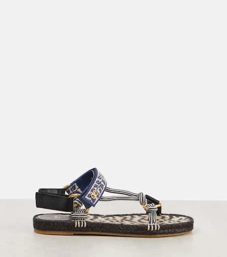Valentino Lake Powell crochet-trimmed sandals 4