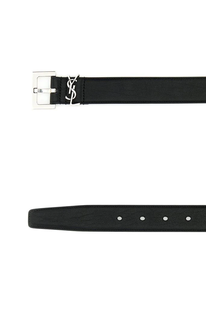 Yves Saint Laurent Black leather belt 2