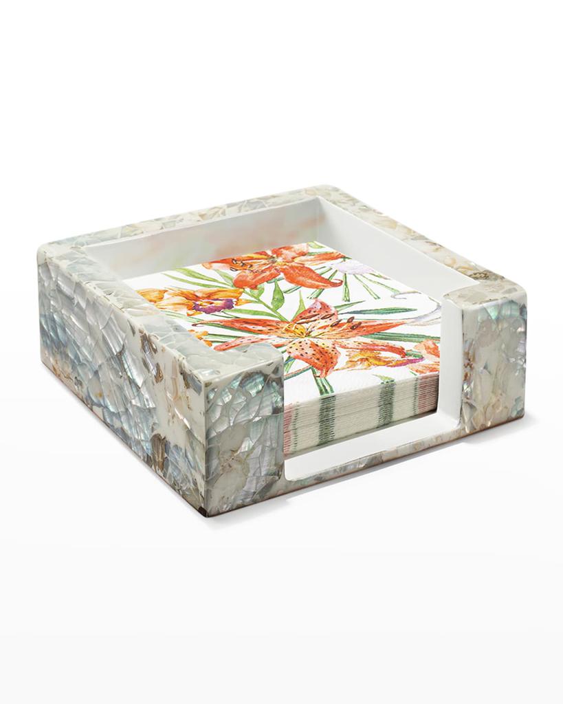 LADORADA Mother-of-Pearl Cocktail Napkin Holder