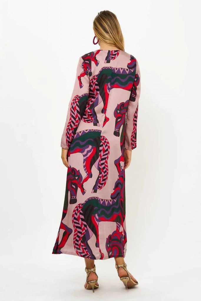 Oliphant Oliphant - Long Sleeve Shift Maxi Dress 2