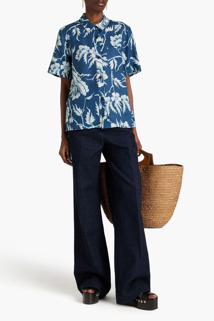Mara Hoffman Otto floral-print hemp shirt