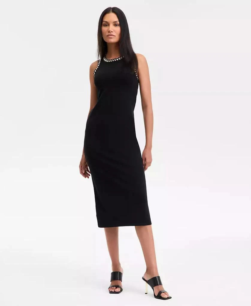INC International Women's Embellished Sweater Dress, Exclusively at Macy's 1
