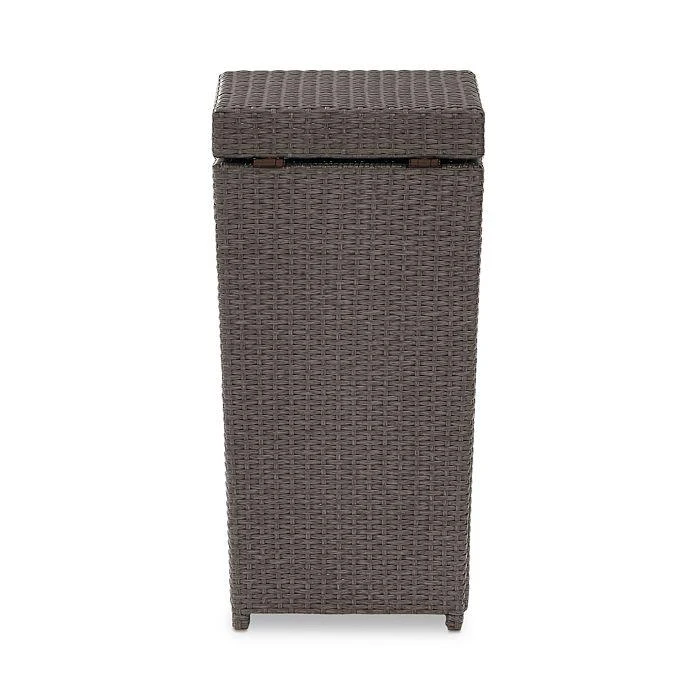 Sparrow & Wren Sparrow & Wren Avalon Outdoor Wicker Trash Bin 6
