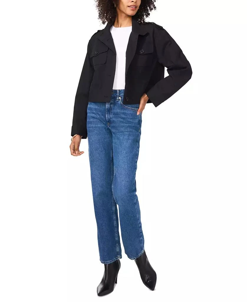 Vince Camuto Women's Button-Front Cropped Jacket 4
