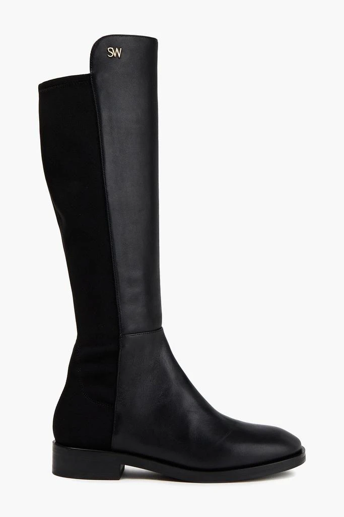 Stuart Weitzman Keelan microstretch and leather knee boots