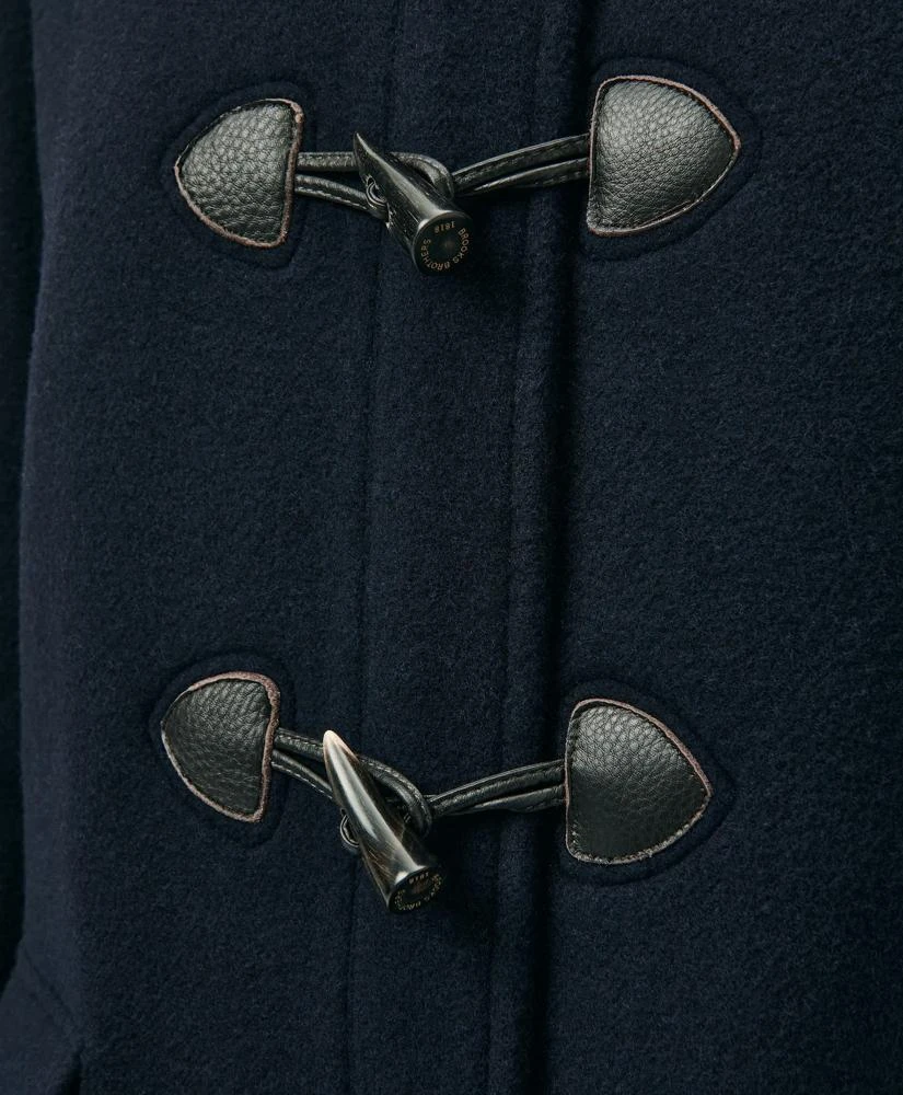 Brooks Brothers Wool Twill Hooded Toggle Coat 8