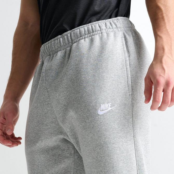 nike club fleece jogger pants grey