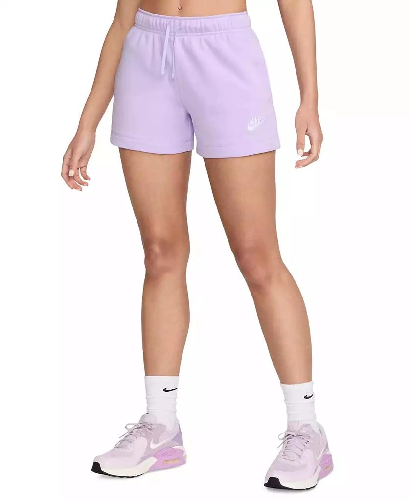 NIKE Women's Sportswear Club Fleece Mid-Rise Shorts 5