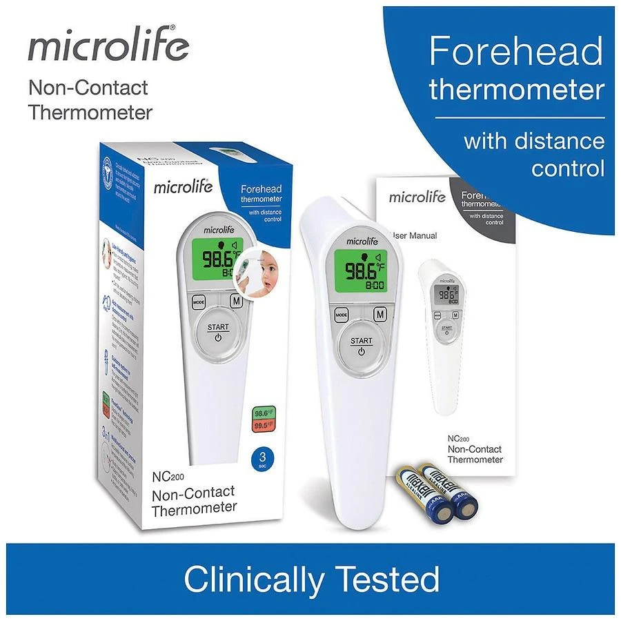 Microlife 3-in-1 Non-Contact Forehead Thermometer - Adults, Kids & Babies 7