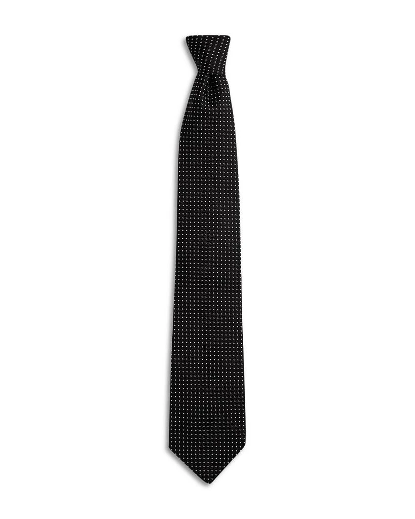 David Donahue Classic Grid Silk Tie 2