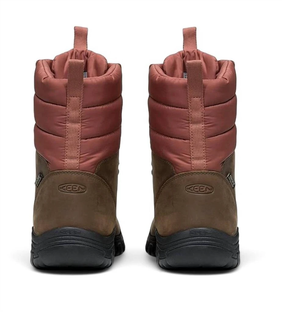 Keen Women's Greta Waterproof Boot In Toasted Coconut 3