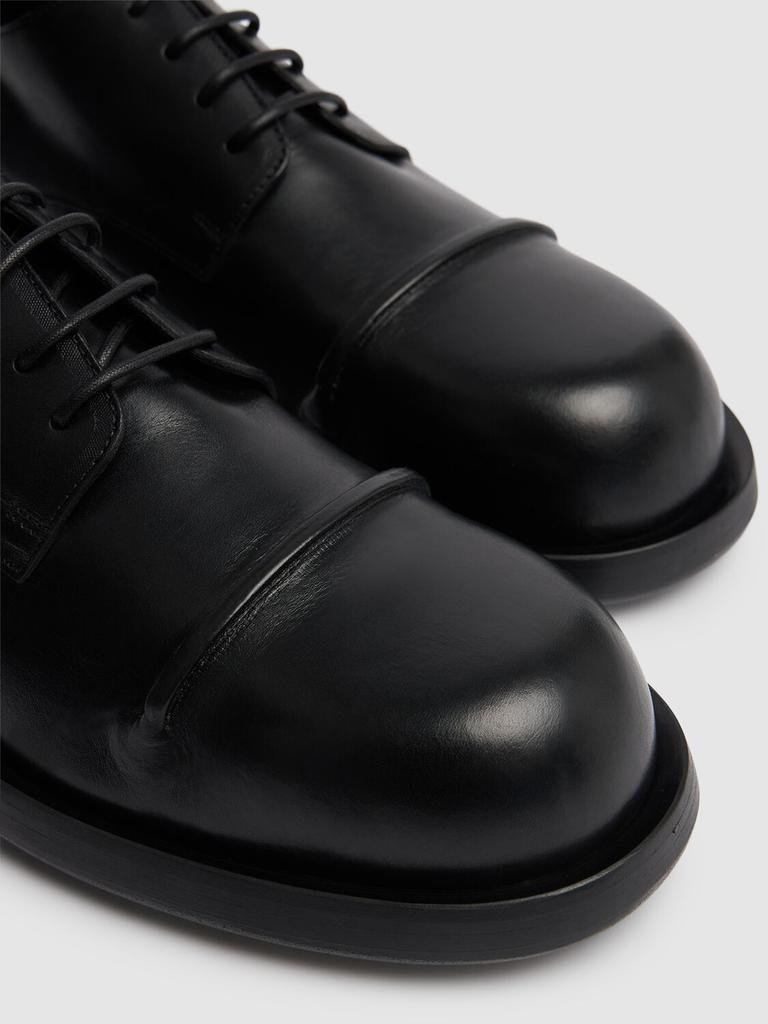 ANN DEMEULEMEESTER Dex Pintuck Derby Lace-up Shoes Black 41