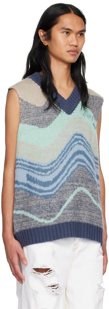 Li-Ning Blue Jacquard Vest