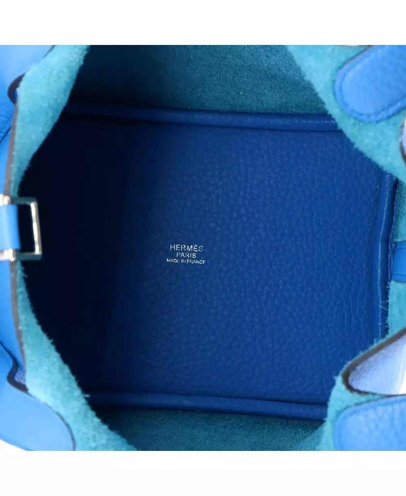 Pre-Owned HERMÉS PM Picotin Lock Bag Clemence 6