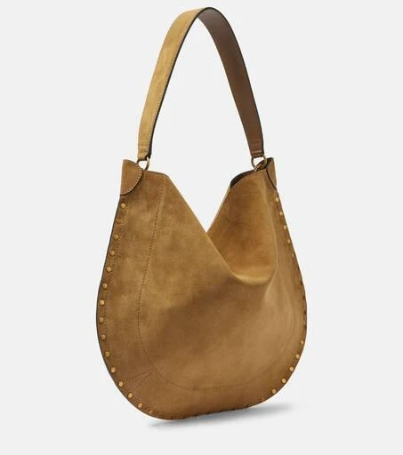 Isabel Marant Oskan Large suede shoulder bag 4