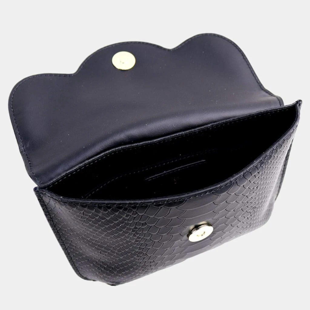 Charriol Charriol Black Leather PALAIS ROYAL Clutch Bag 3