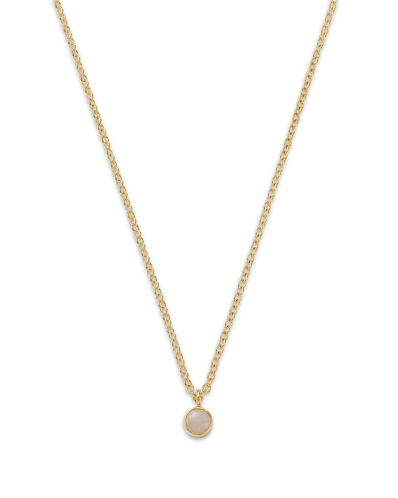 Zoe Chicco 14K Yellow Gold Opal Drop Choker Necklace, 14" 1