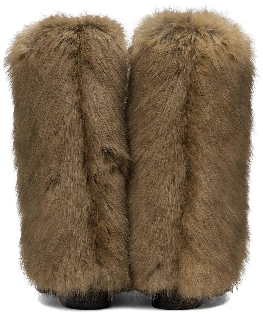 FIDAN NOVRUZOVA Black 
Brown Havva Chunky Trouser Boots 2