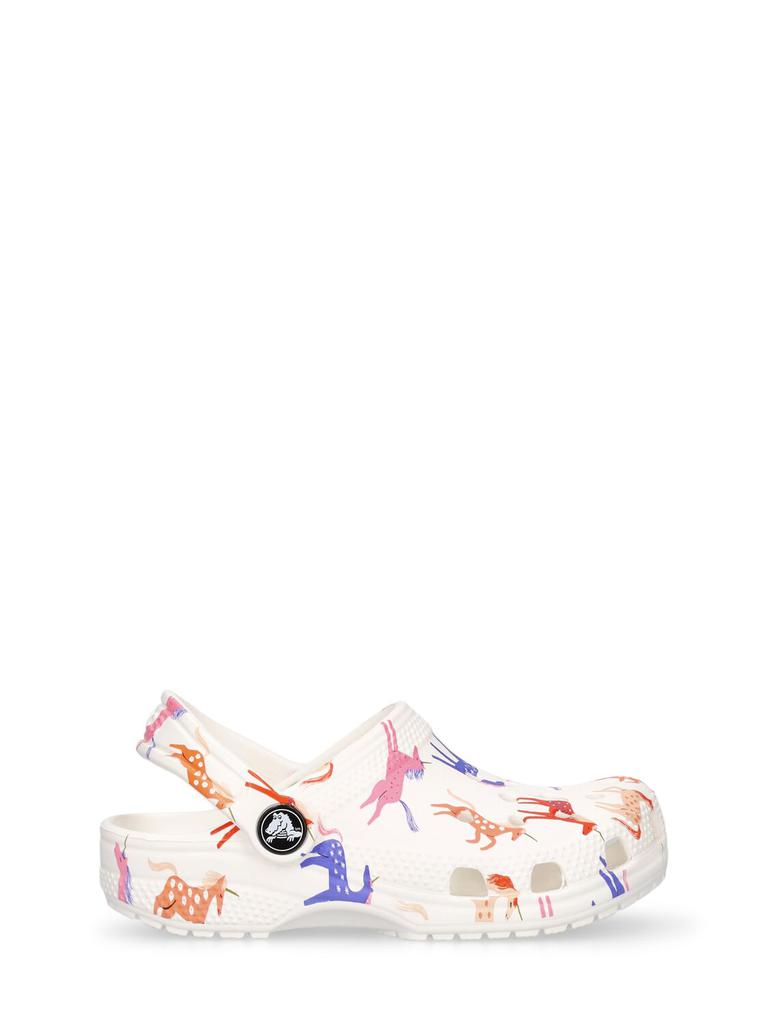 CROCS Classic Clog Unicorn Print Rubber Crocs