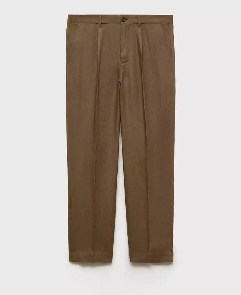 Mango Men's Regular-Fit Linen Trousers 1