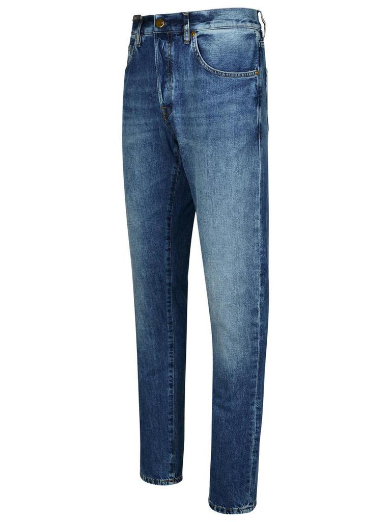 PT05 Pt05 Light Blue Cotton Blend Jeans