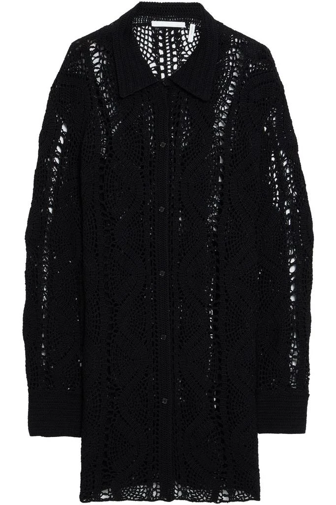 HELMUT LANG Crocheted shirt 1