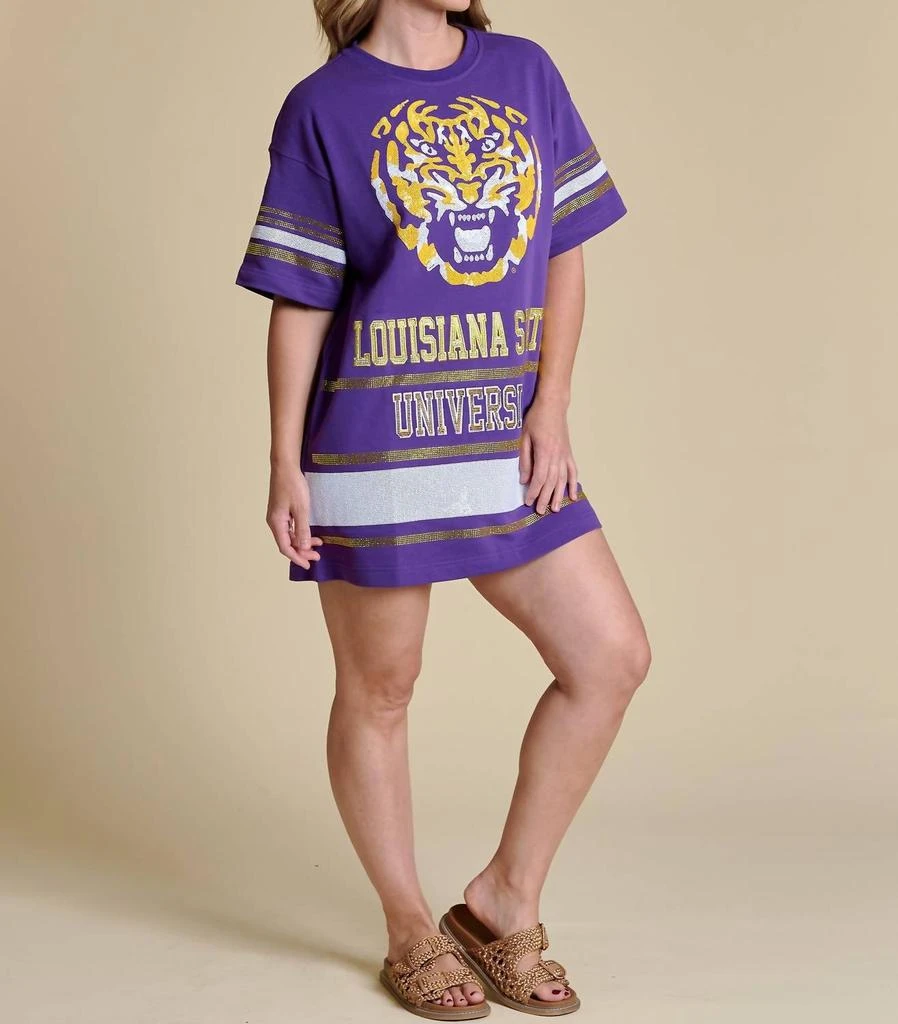 STEWART SIMMONS Stewart Simmons - The Sideline T-shirt Dress Lsu 2