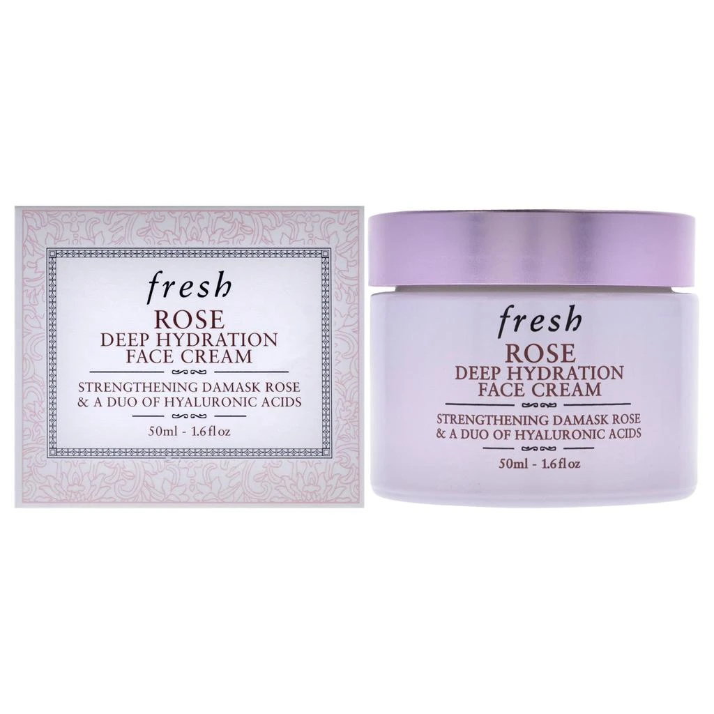 Fresh Rose Deep Hydration Face Cream by  for Women - 1.6 oz Cream 1