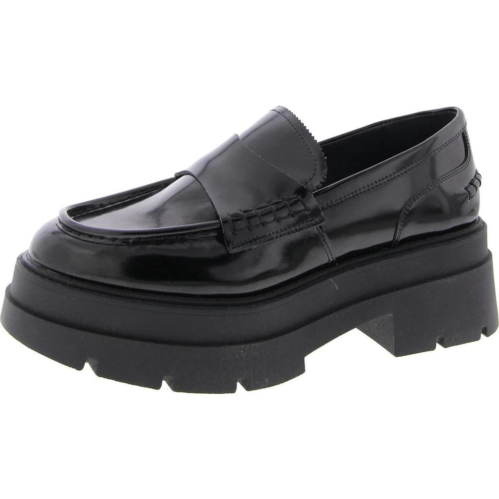 Steve Madden Gaven Womens Leather Slip On Loafers 1