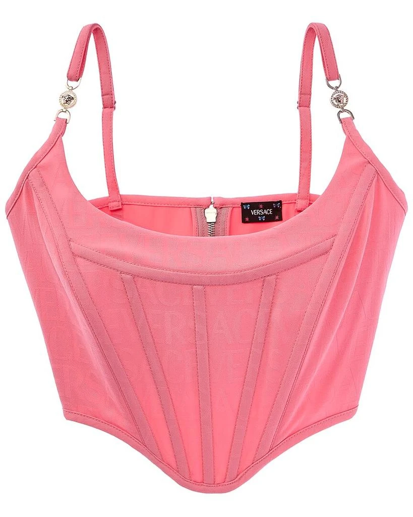 Versace Wool 
Silk-Blend Top 1