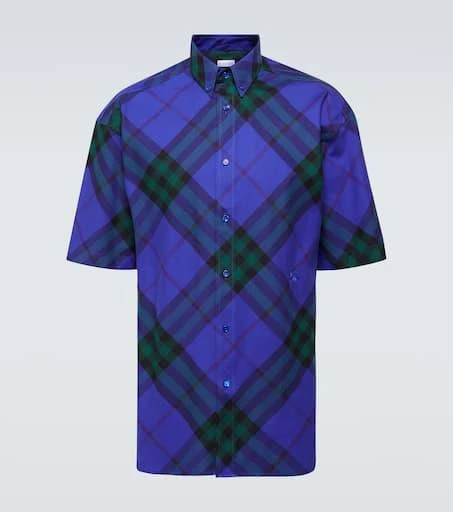 Burberry Burberry Check cotton bowling shirt 1