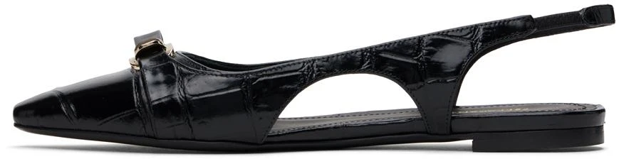 Ferragamo Black Mini Bow Ballet Flats 3