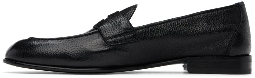 Brioni Black Appia Penny Loafers 3