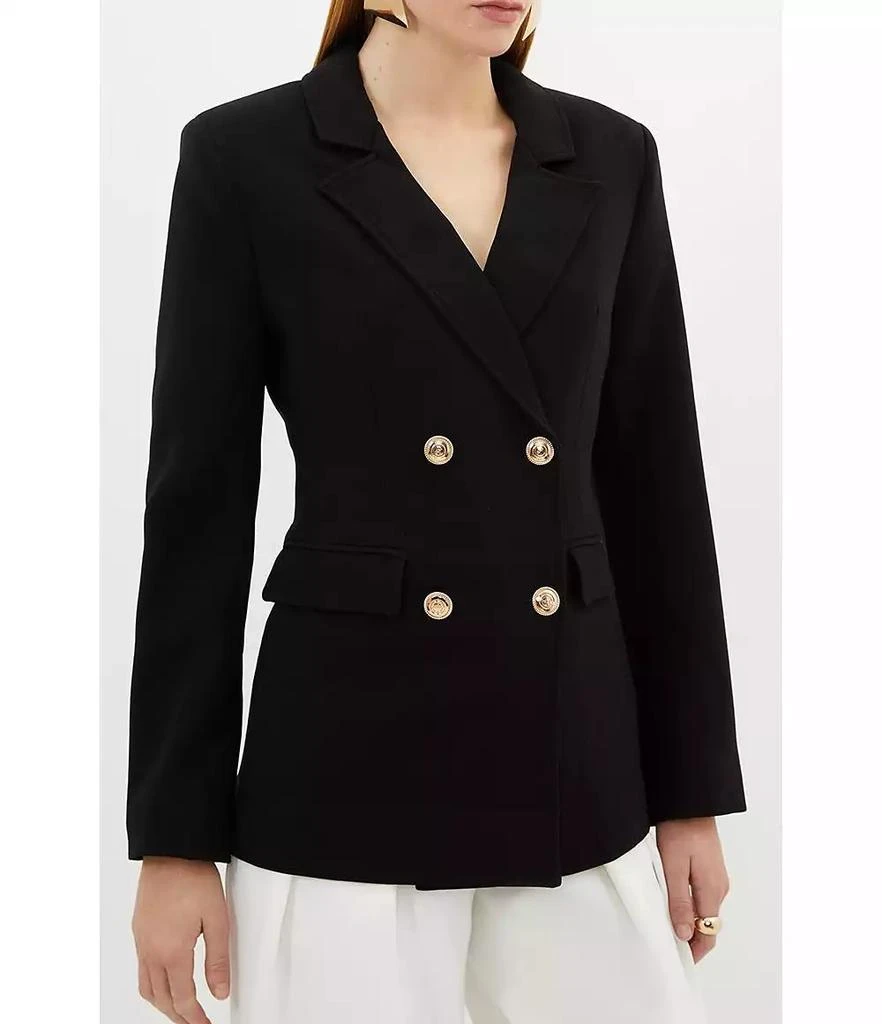 KAREN MILLEN Women's Tailored Double Breasted Blazer 6