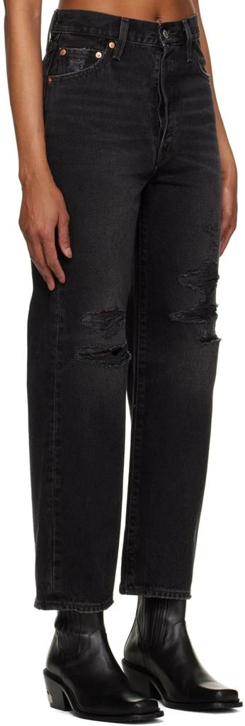 Levi's Black Ribcage Jeans 2
