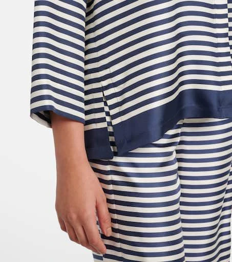 Max Mara Maya striped silk shirt 5