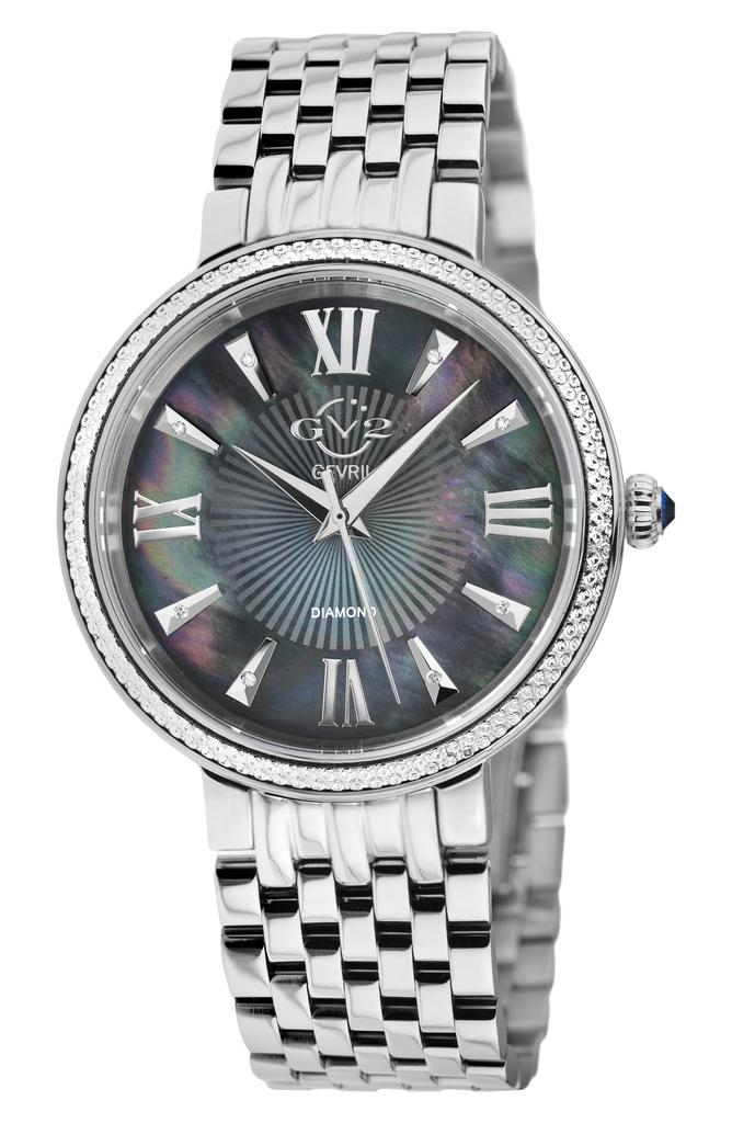 GV2 Women's Genoa Diamond Dial Bracelet Watch, 37mm