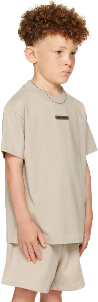 Essentials Kids Taupe Essential Lounge T-shirt 2