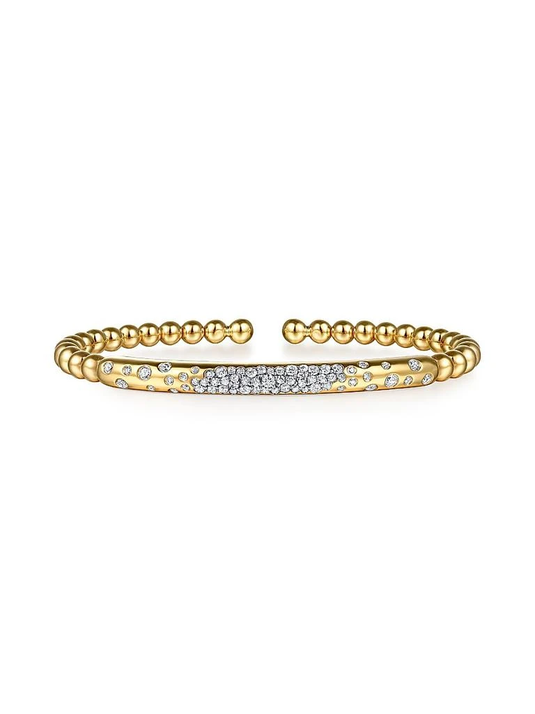 Gabriel
Co Bujukan 14K Yellow Gold
0.59 TCW Diamond Cuff Bracelet