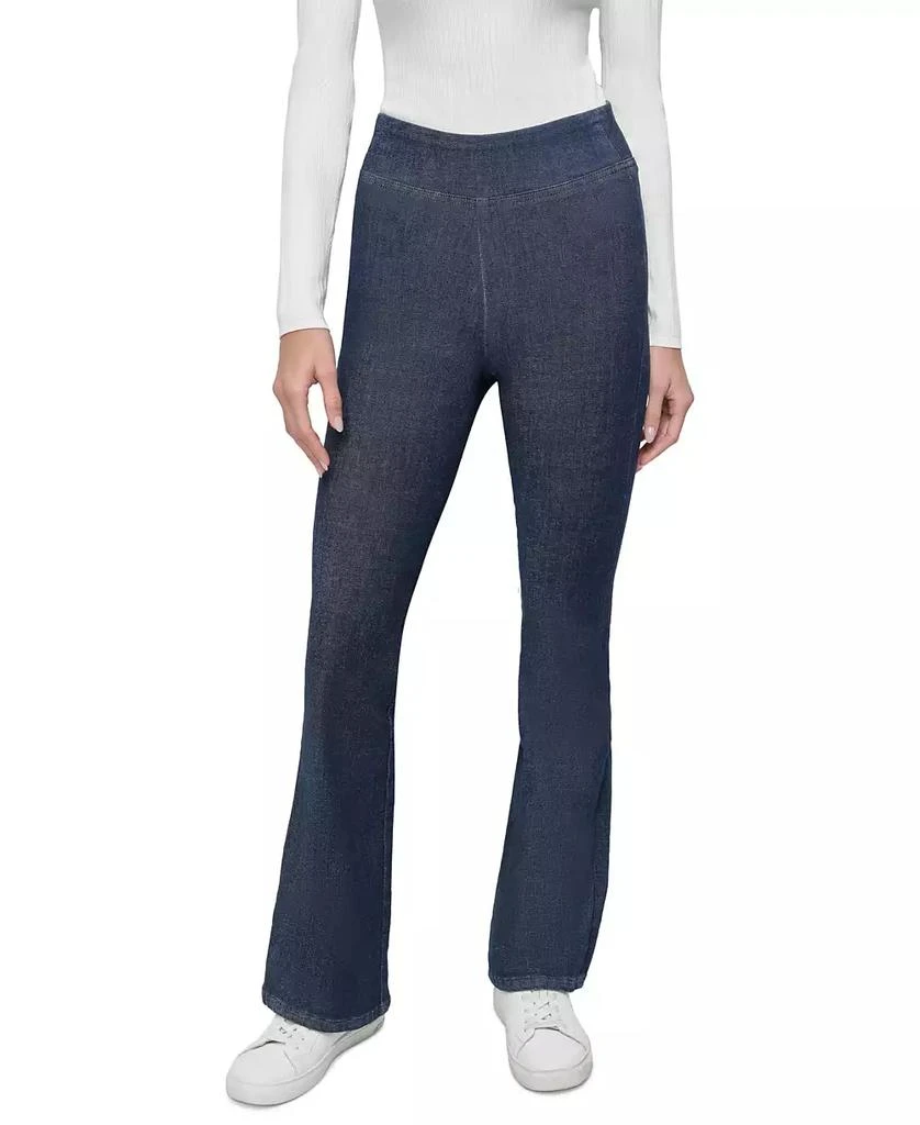 DKNY Women's High-Rise Pull-On Flare Jeans 2