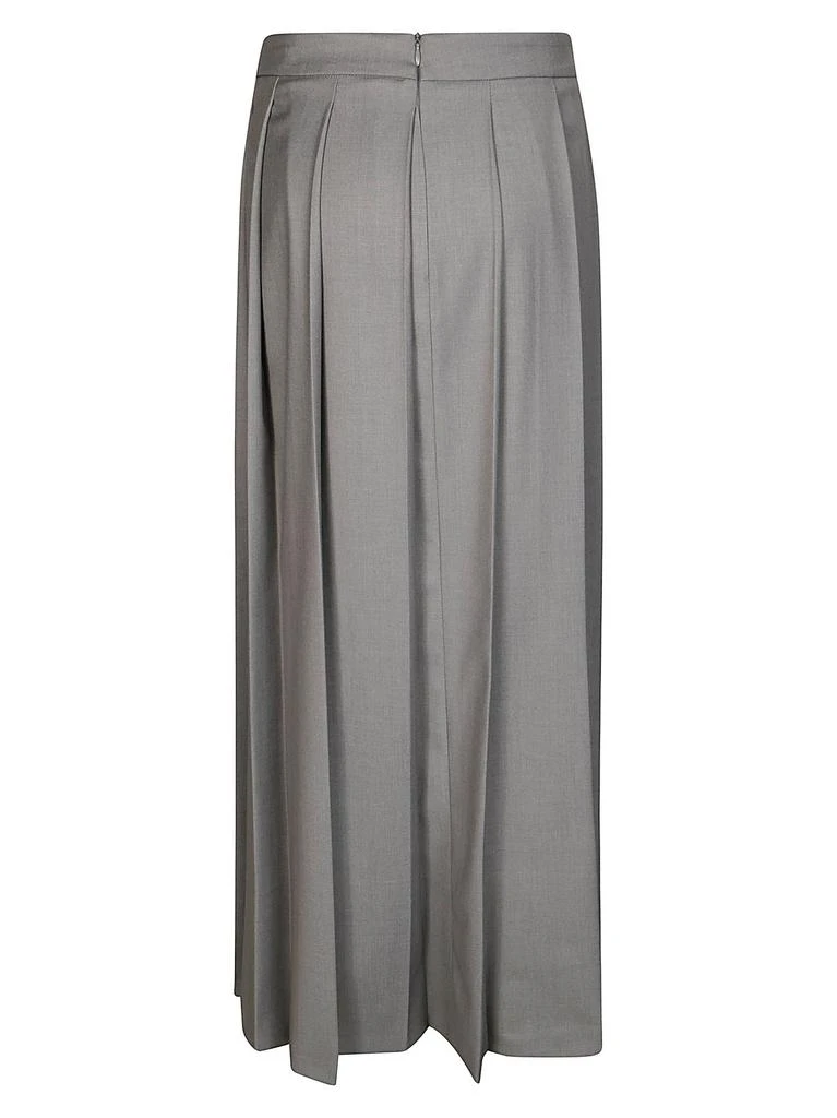 LIU •JO Liu Jo Side-Slit Pleated Twill Skirt 2