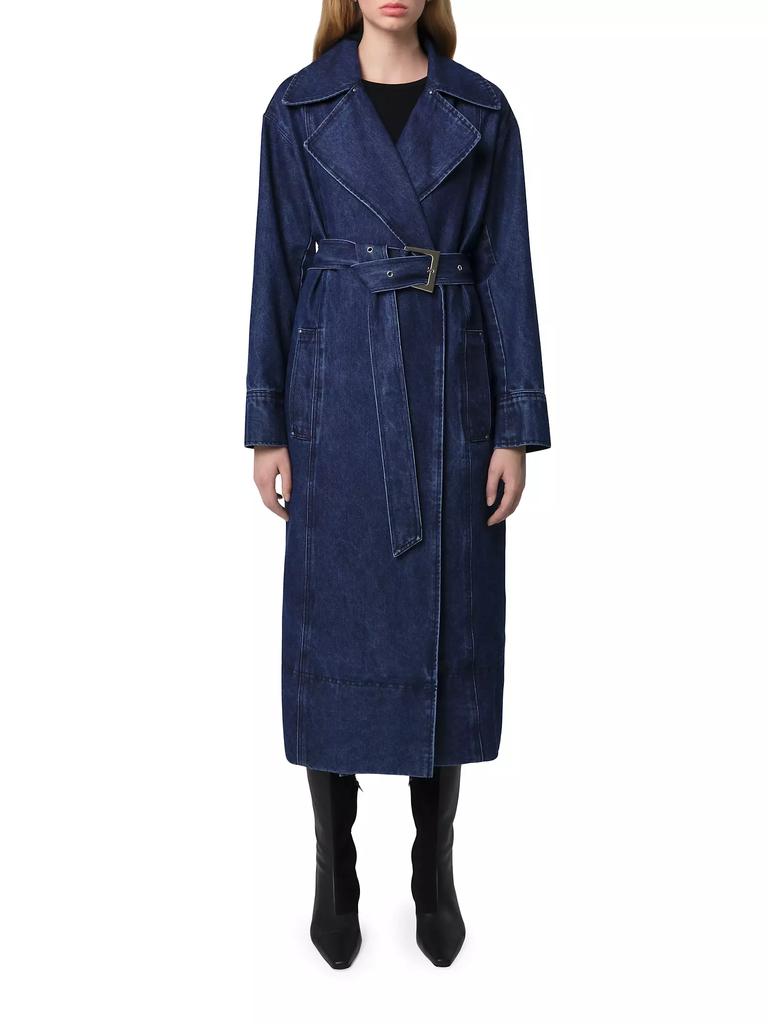 Apparis Tate Denim Trench Coat