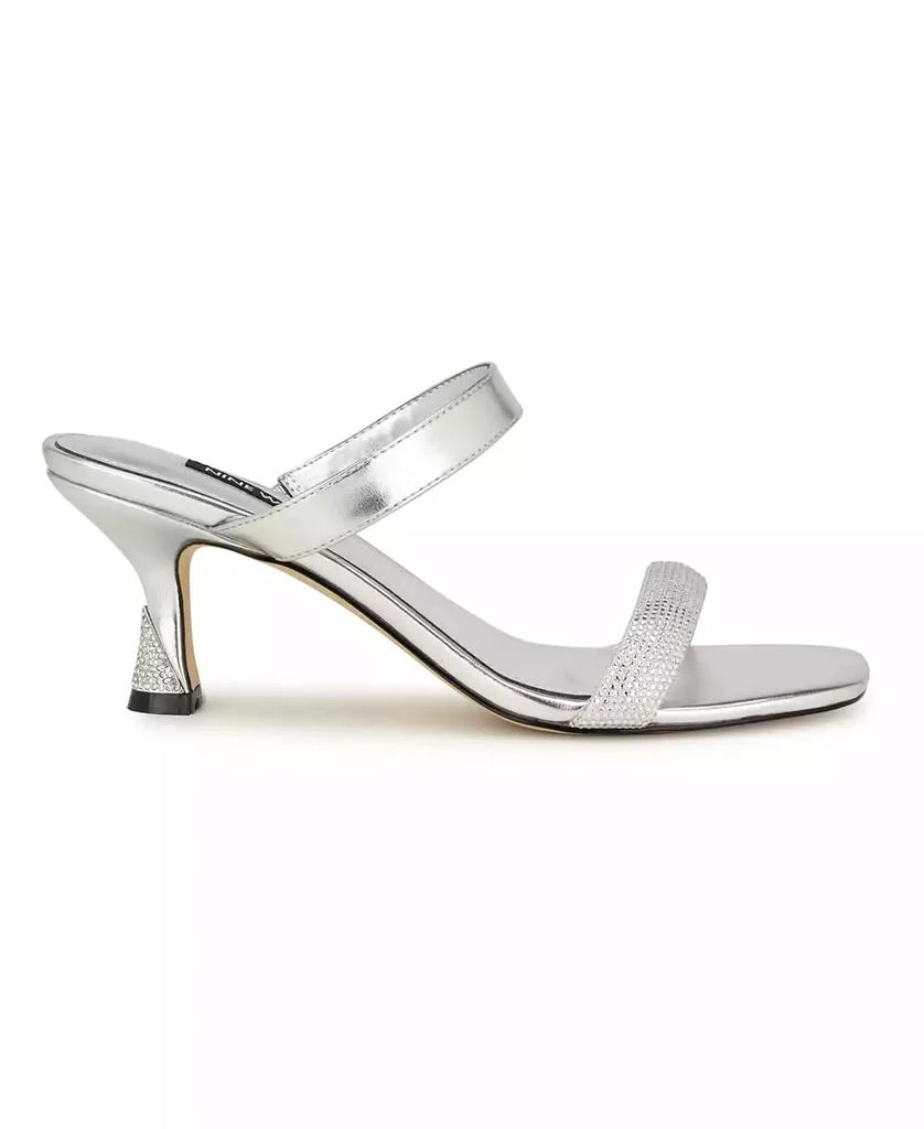Nine West Women's Shimme Bridal Tapered Heel Dress Sandals 2