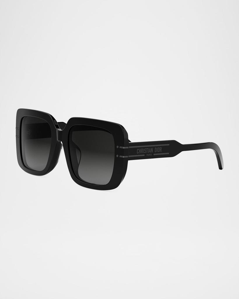 Dior DiorPacific B2I 55MM Butterfly Sunglasses - Accessories
