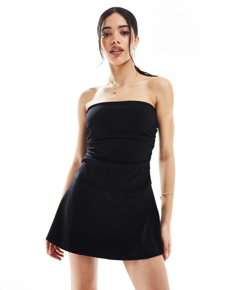 Shop Bershka bengaline bandeau mini dress in black on Sale at BeyondStyle   Get 20% Off Bershka bengaline bandeau mini dress in black with Limited-Time  Flash Deals, Exclusive Discounts, and Special Offers.