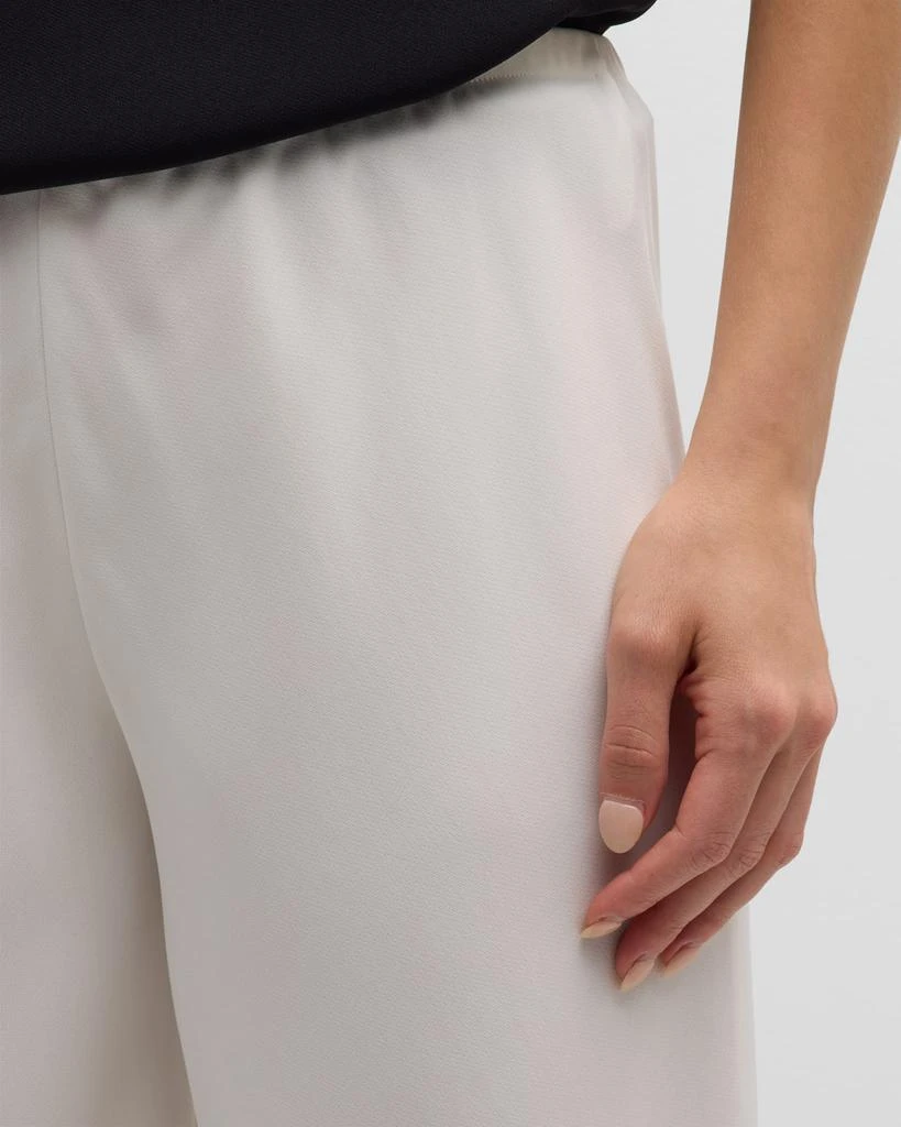 The Row Gala Wide-Leg Crepe Pants 5