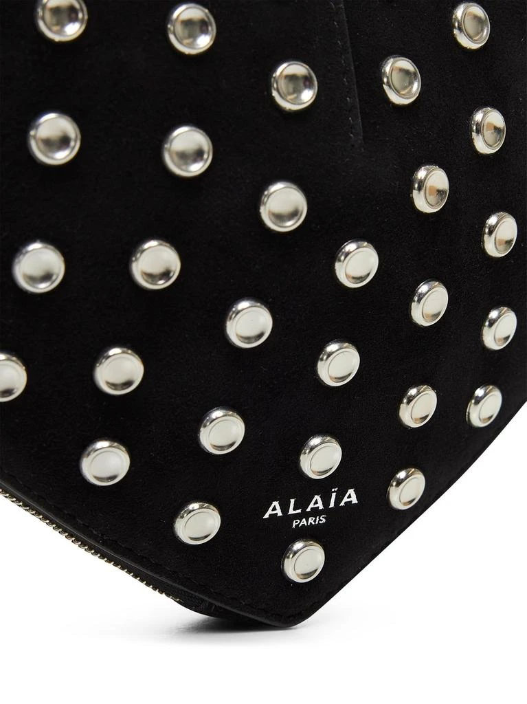 Alaïa Alaïa Le Coeur Curved Studded Crossbody Bag 4